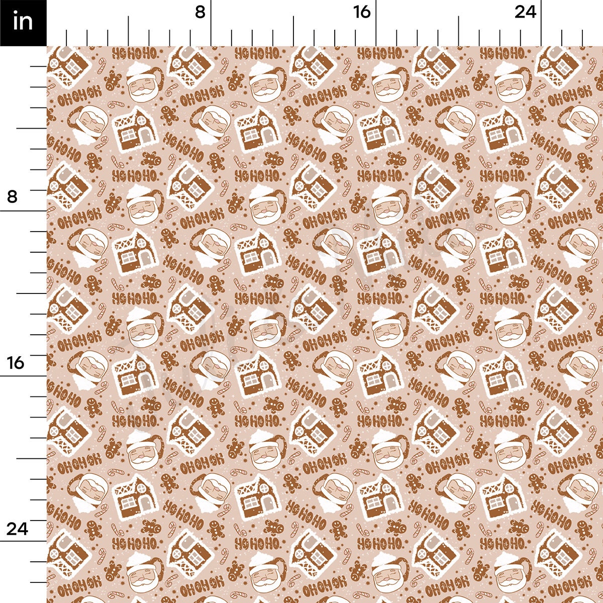 Christmas Rib Knit Fabric by the Yard Ribbed Jersey Stretchy Soft Polyester Stretch Fabric 1 Yard RBK2047