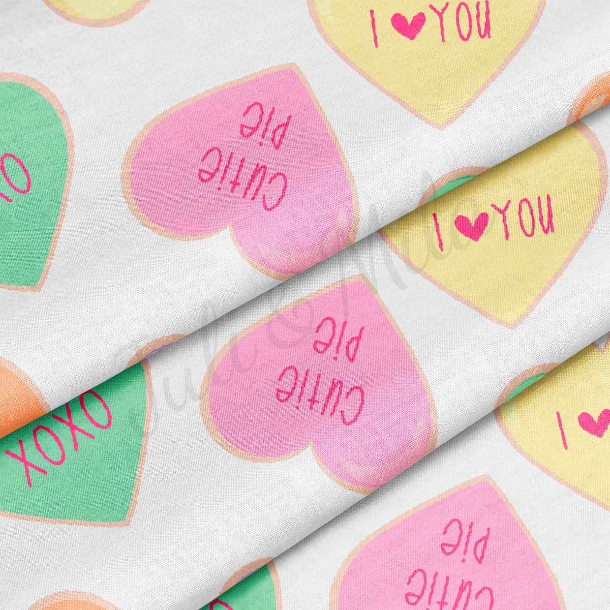 100% Cotton Fabric By the Yard Printed in USA Cotton Sateen - Cotton Sunflowers CTN2119 Valentine's Day