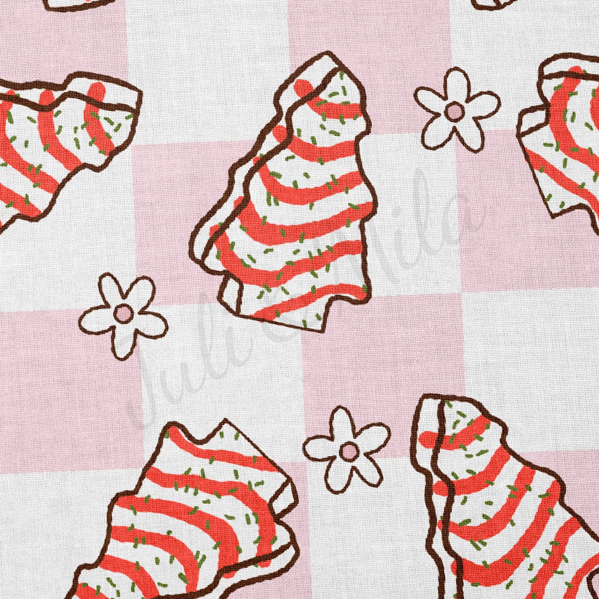 100% Cotton Fabric By the Yard Printed in USA Cotton Sateen - Cotton CNT2012 Christmas