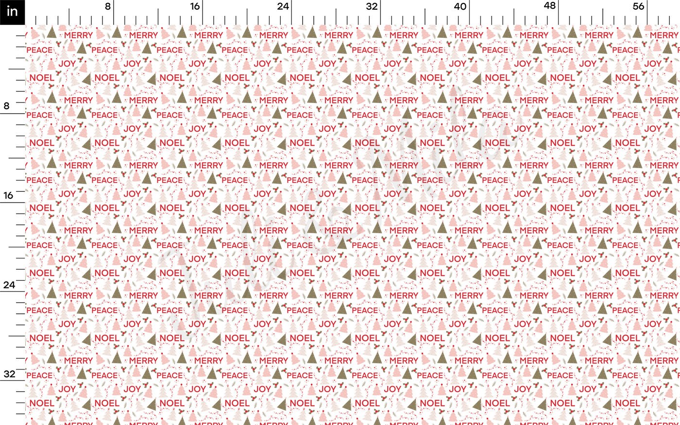 100% Cotton Fabric By the Yard Printed in USA Cotton Sateen - Cotton CNT2040 Christmas