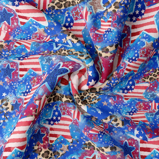 DBP Fabric Double Brushed Polyester DBP2136 4th of July Patriotic