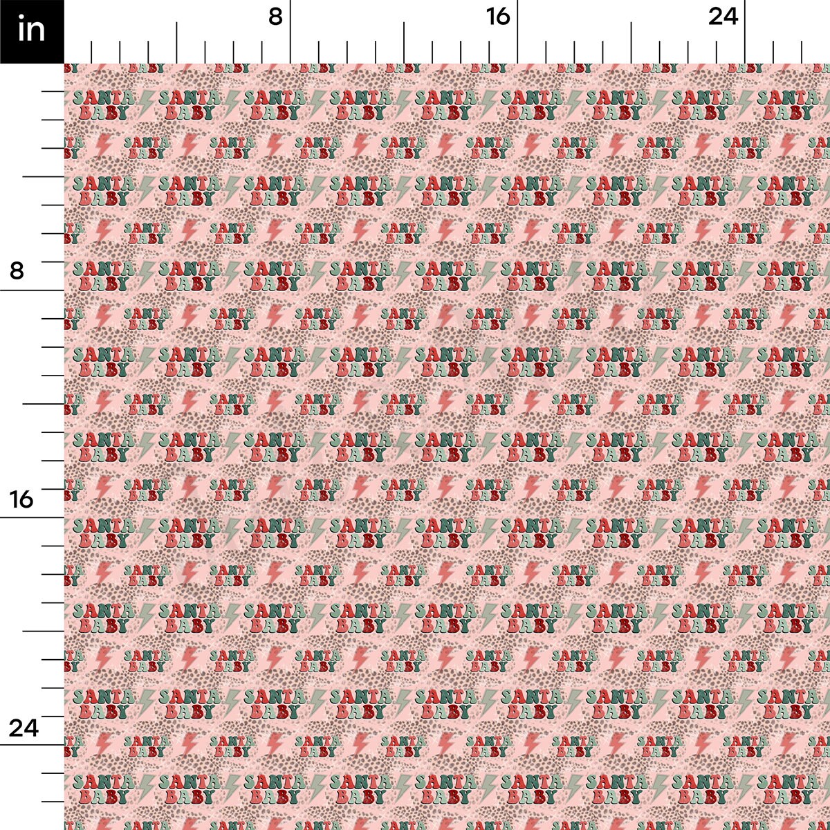Christmas Rib Knit Fabric by the Yard Ribbed Jersey Stretchy Soft Polyester Stretch Fabric 1 Yard RBK2063