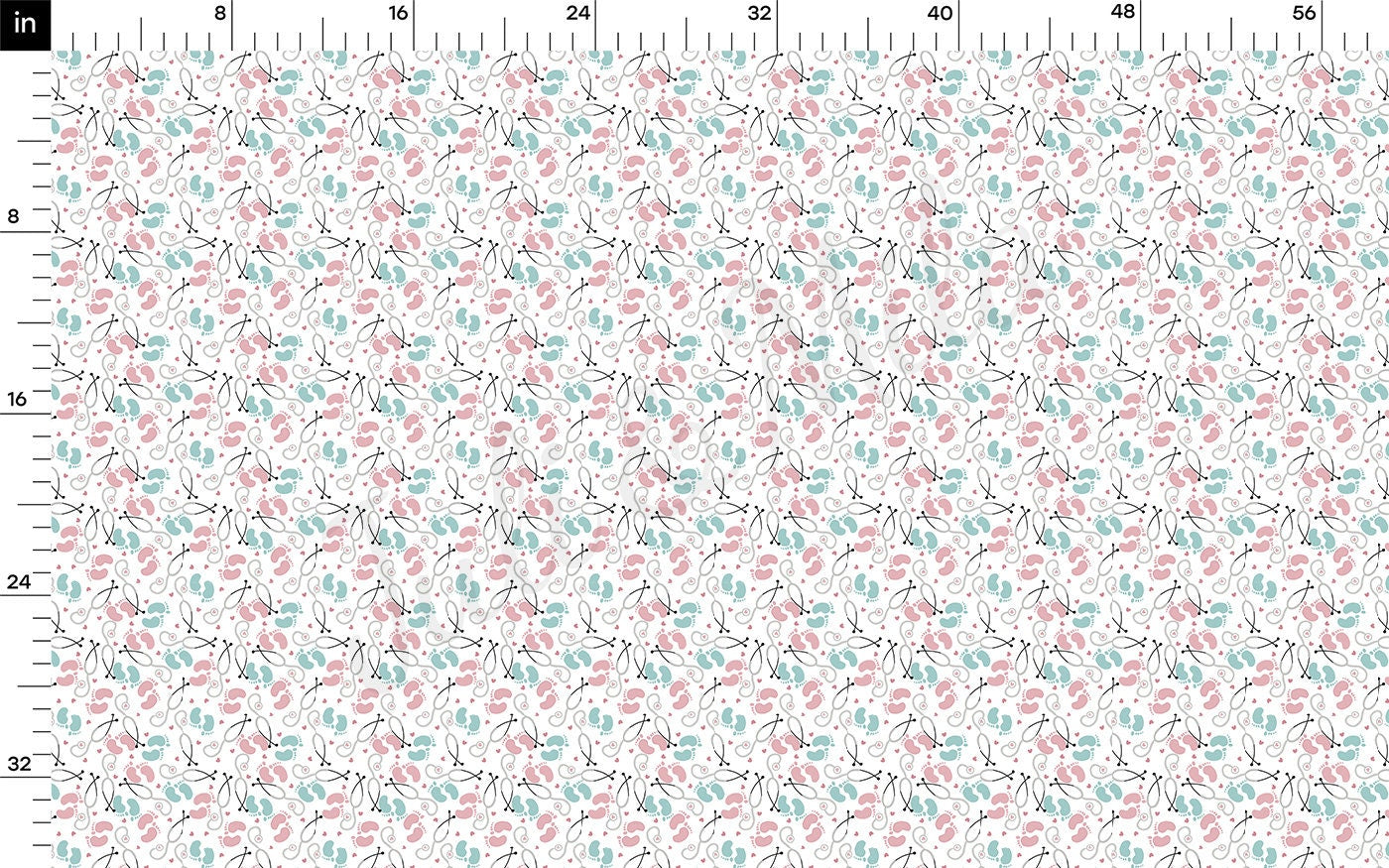 Rib Knit Fabric RBK2081 Labor and Delivery L&D Nurse