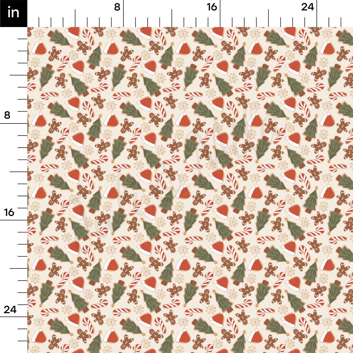 Rib Knit Fabric by the Yard Ribbed Jersey Stretchy Soft Polyester Stretch Fabric 1 Yard RBK2098 Christmas