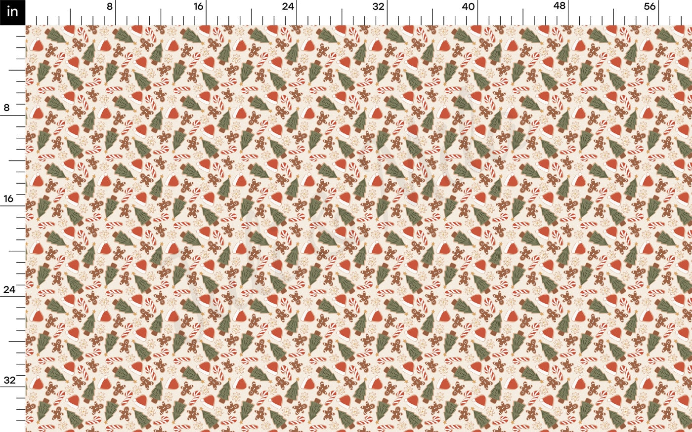 Rib Knit Fabric by the Yard Ribbed Jersey Stretchy Soft Polyester Stretch Fabric 1 Yard RBK2098 Christmas