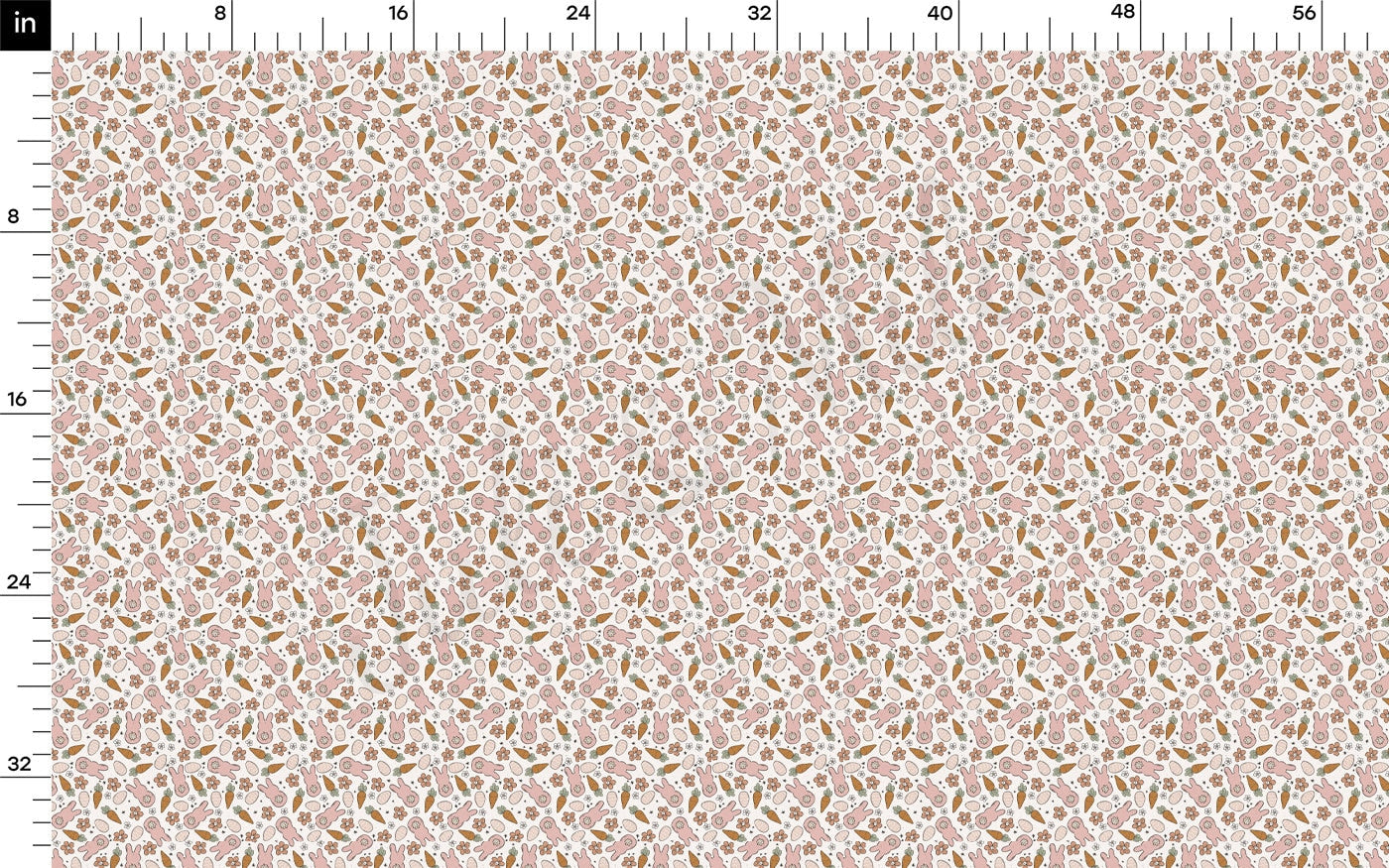 Rib Knit Fabric by the Yard Ribbed Jersey Stretchy Soft Polyester Stretch Fabric 1 Yard RBK2111 Easter
