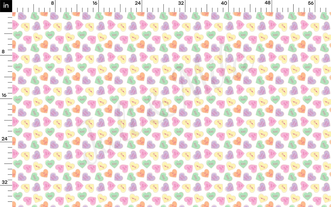 Rib Knit Fabric by the Yard Ribbed Jersey Stretchy Soft Polyester Stretch Fabric 1 Yard RBK2119 Valentine's Day