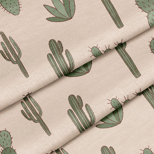 100% Cotton Fabric CTN2162 Cactus Boho