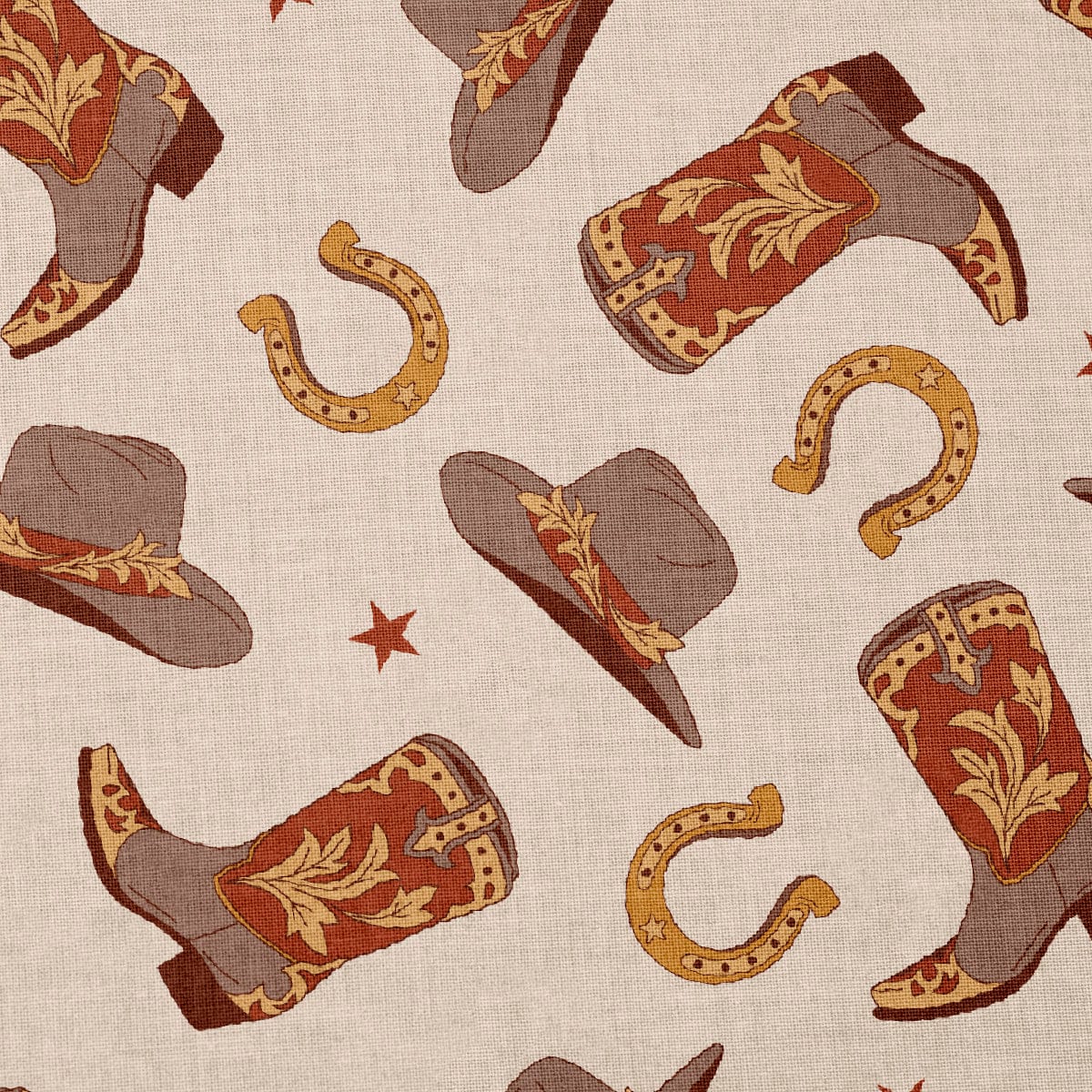 100% Cotton Fabric CTN2175 Boho Western