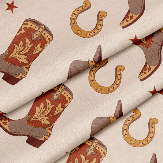 100% Cotton Fabric CTN2175 Boho Western