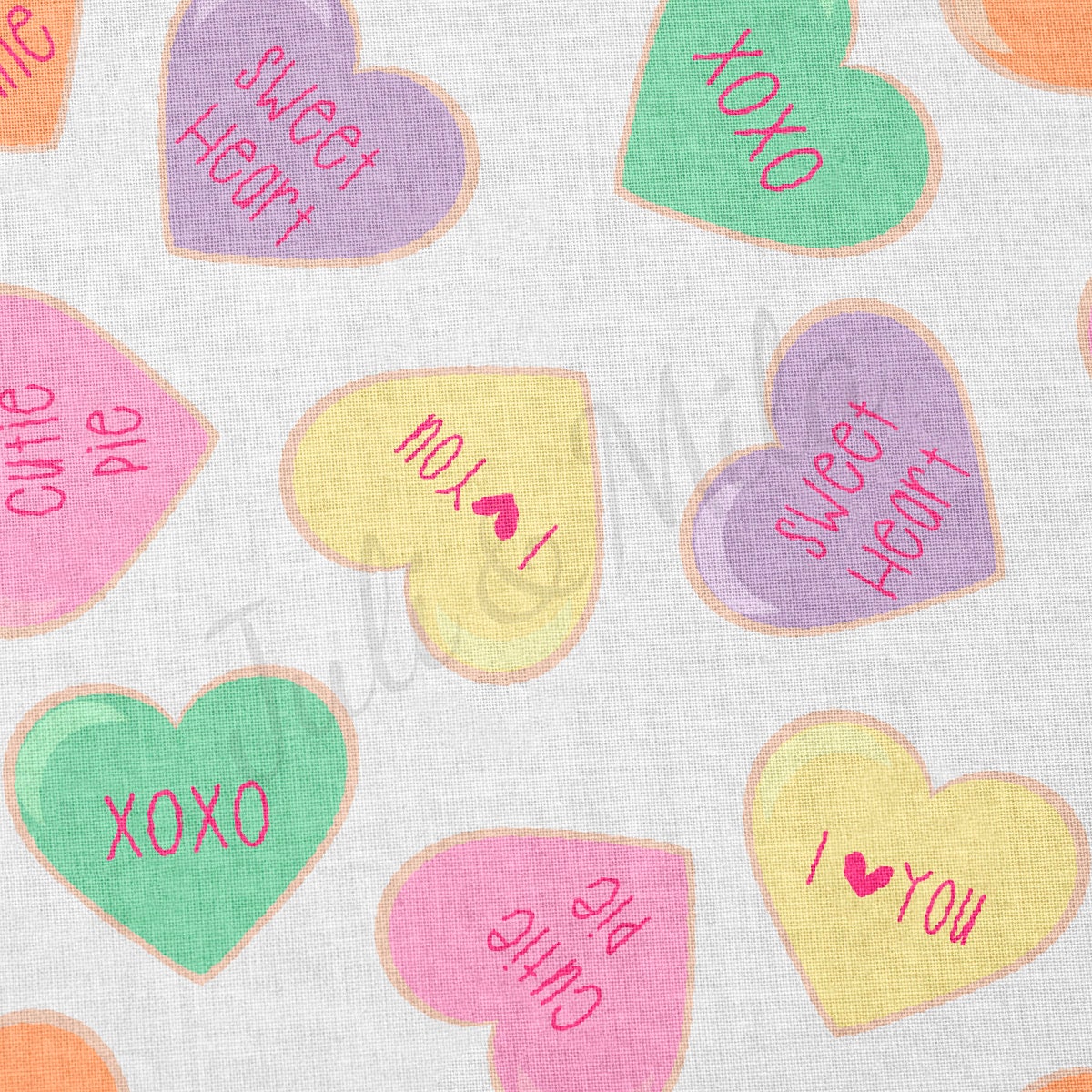 100% Cotton Fabric By the Yard Printed in USA Cotton Sateen - Cotton Sunflowers CTN2119 Valentine's Day