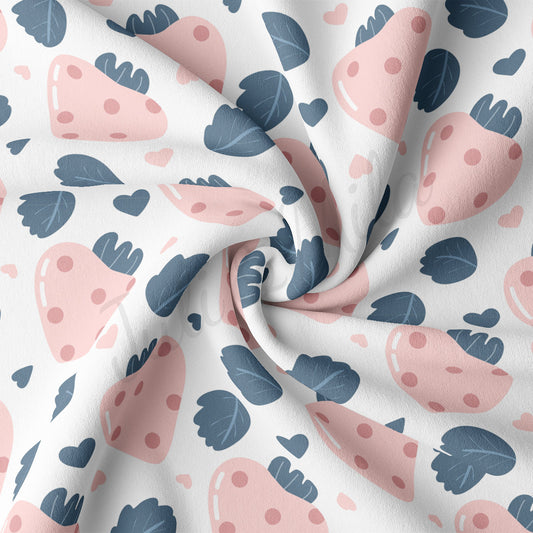 DBP Fabric Double Brushed Polyester DBP2255 Strawberry