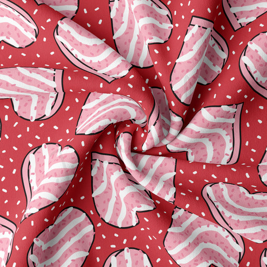 DBP Fabric Double Brushed Polyester DBP2257 Valentine's Day