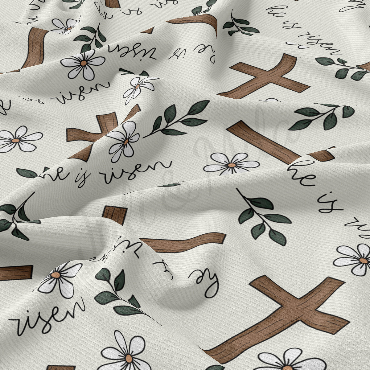 Rib Knit Fabric RBK2215 Easter