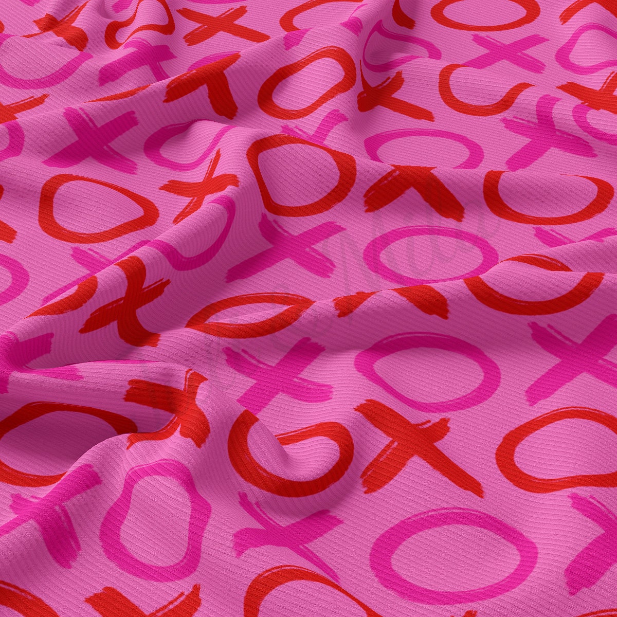 Rib Knit Fabric RBK2224 Valentine's Day