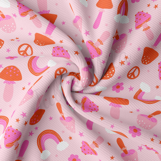 Rib Knit Fabric RBK2230 Valentine's Day