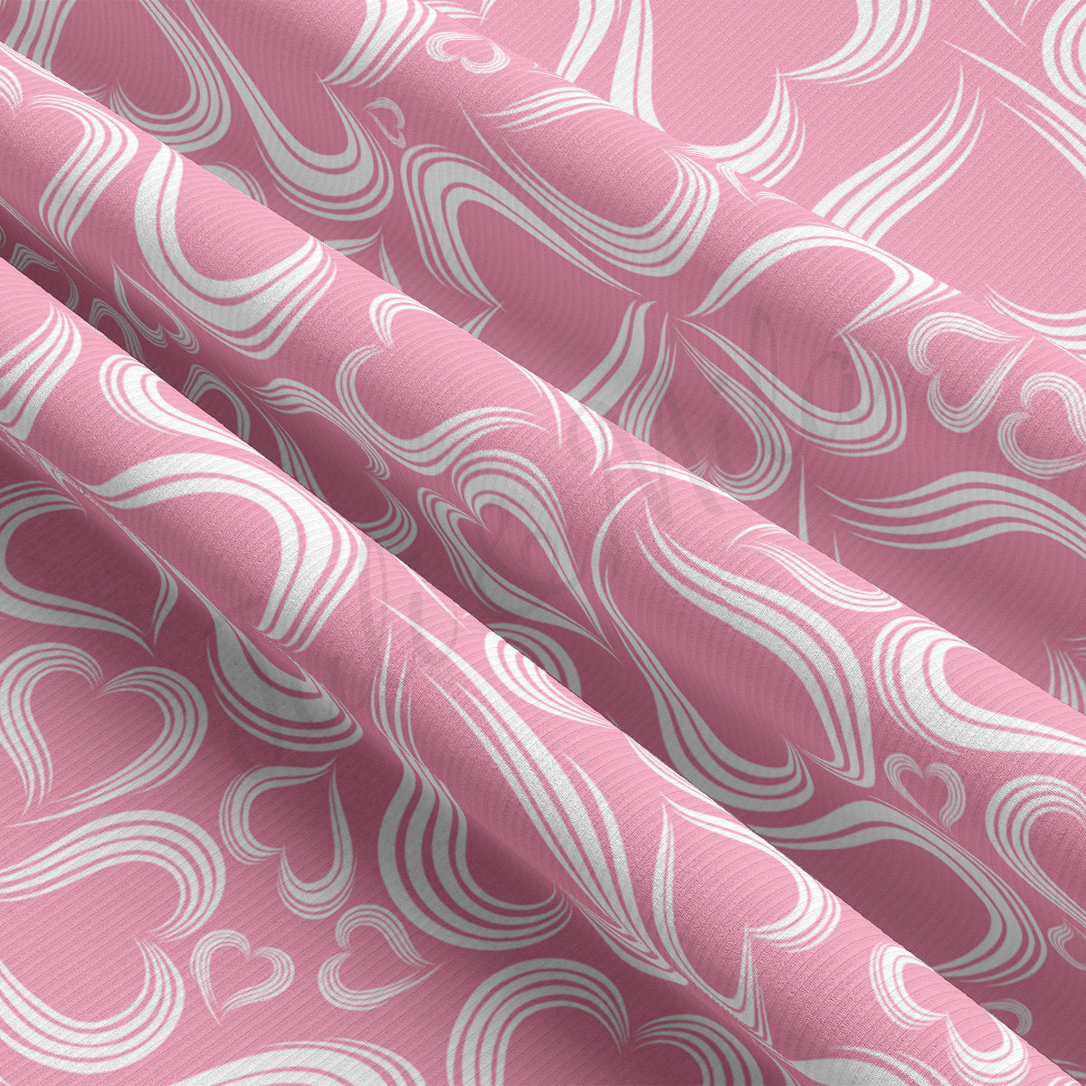 Rib Knit Fabric RBK2237 Valentine's Day