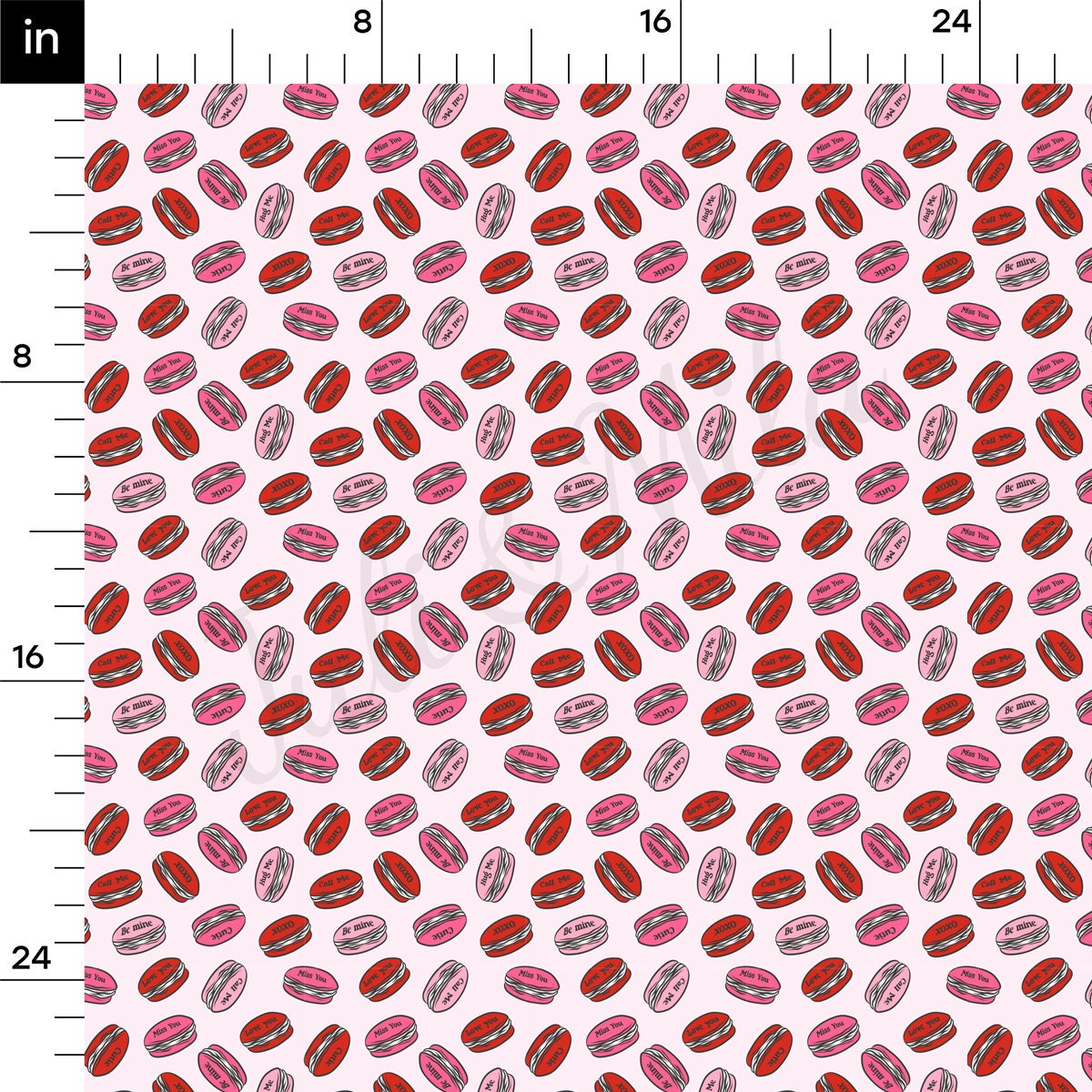 Rib Knit Fabric RBK2245 Valentine's Day
