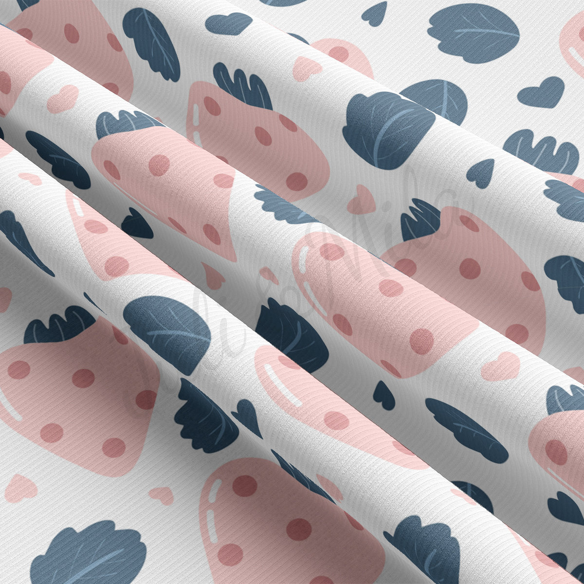 Rib Knit Fabric RBK2254 Valentine's Day
