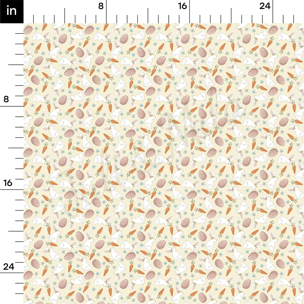 Rib Knit Fabric by the Yard Ribbed Jersey Stretchy Soft Polyester Stretch Fabric 1 Yard RBK2112 Easter