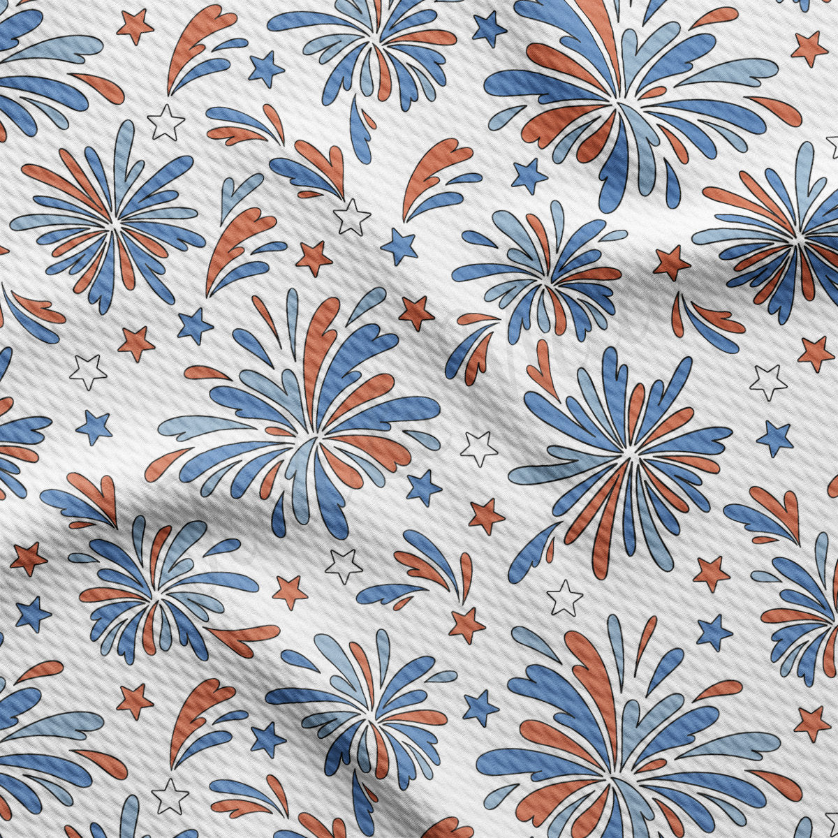 4th of July Patriotic Bullet Fabric AA2178