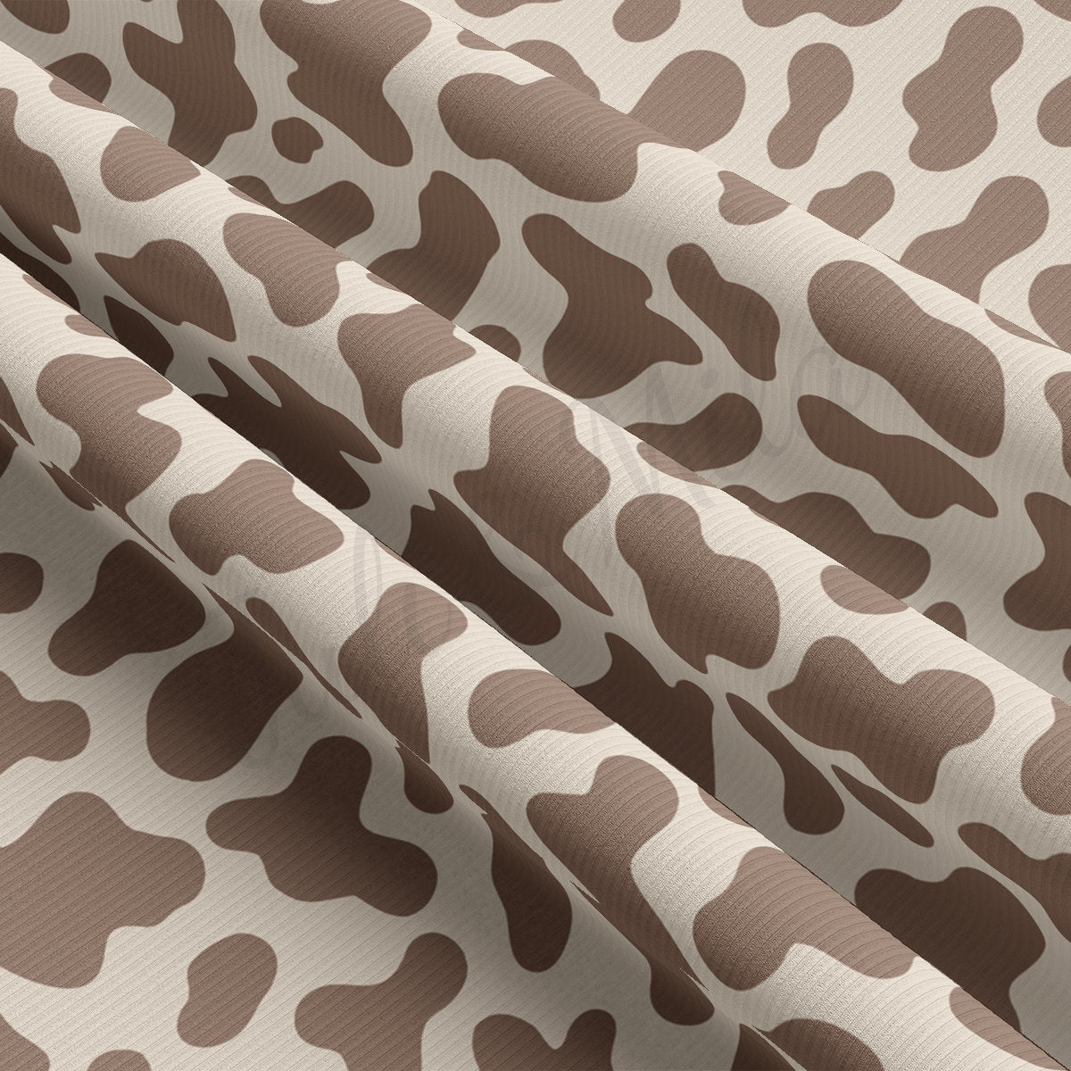 Boho Western Rib Knit Fabric by the Yard Ribbed Jersey Stretchy Soft Polyester Stretch Fabric 1 Yard RBK2172