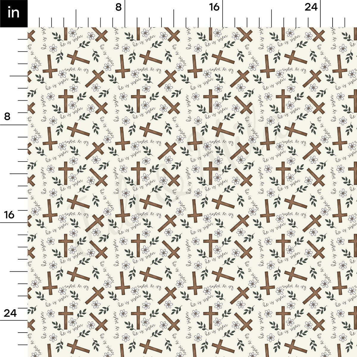 He is Risen Bullet Fabric AA2215 Easter