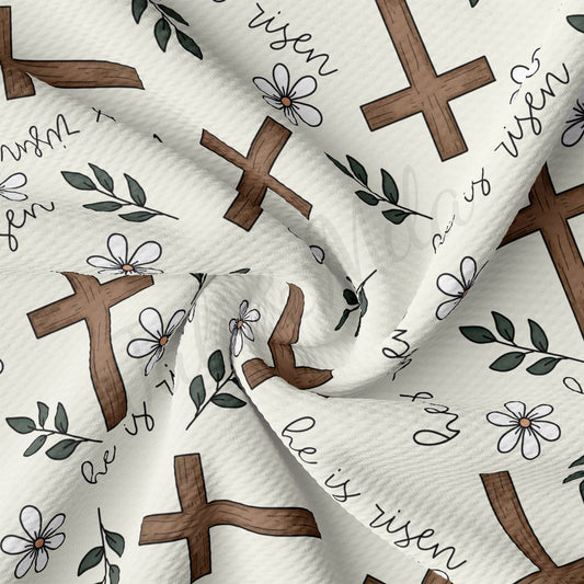 He is Risen Bullet Fabric AA2215 Easter
