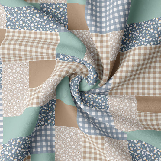 DBP Fabric Double Brushed Polyester DBP2209 Patchwork