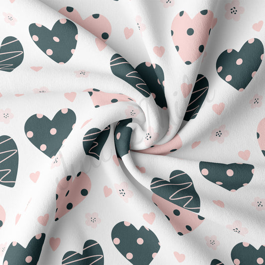 DBP Fabric Double Brushed Polyester DBP2216 Valentine's Day