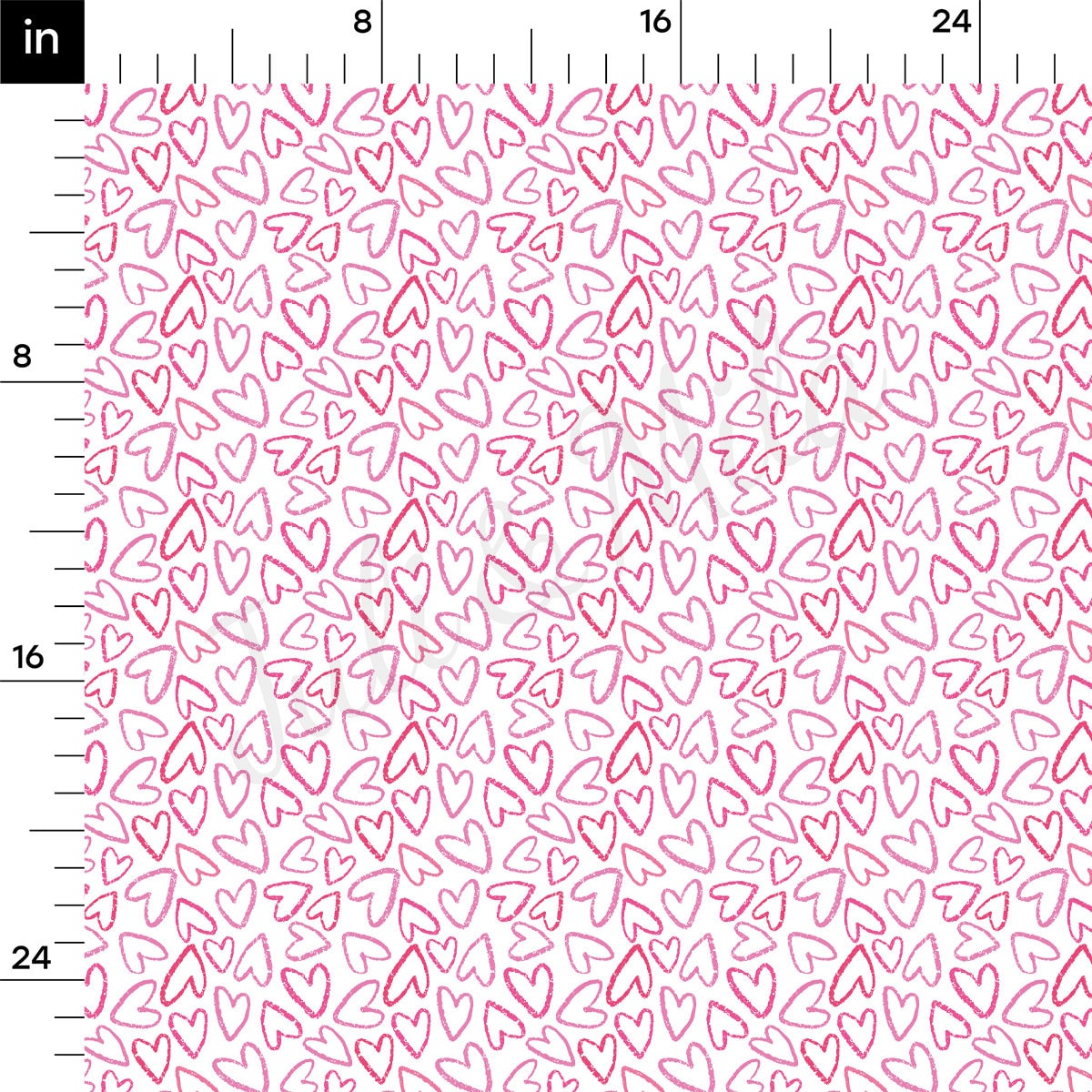 Rib Knit Fabric RBK2217 Valentine's Day