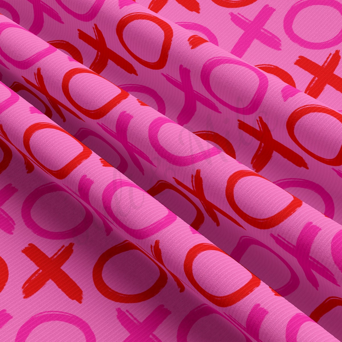 Rib Knit Fabric RBK2224 Valentine's Day