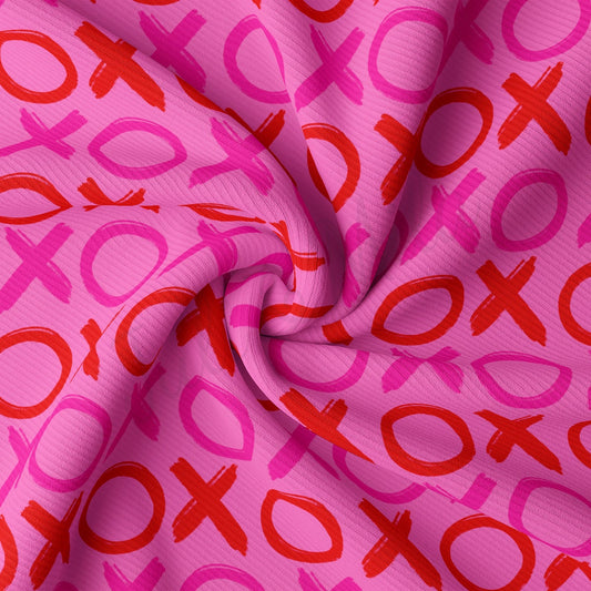 Rib Knit Fabric RBK2224 Valentine's Day