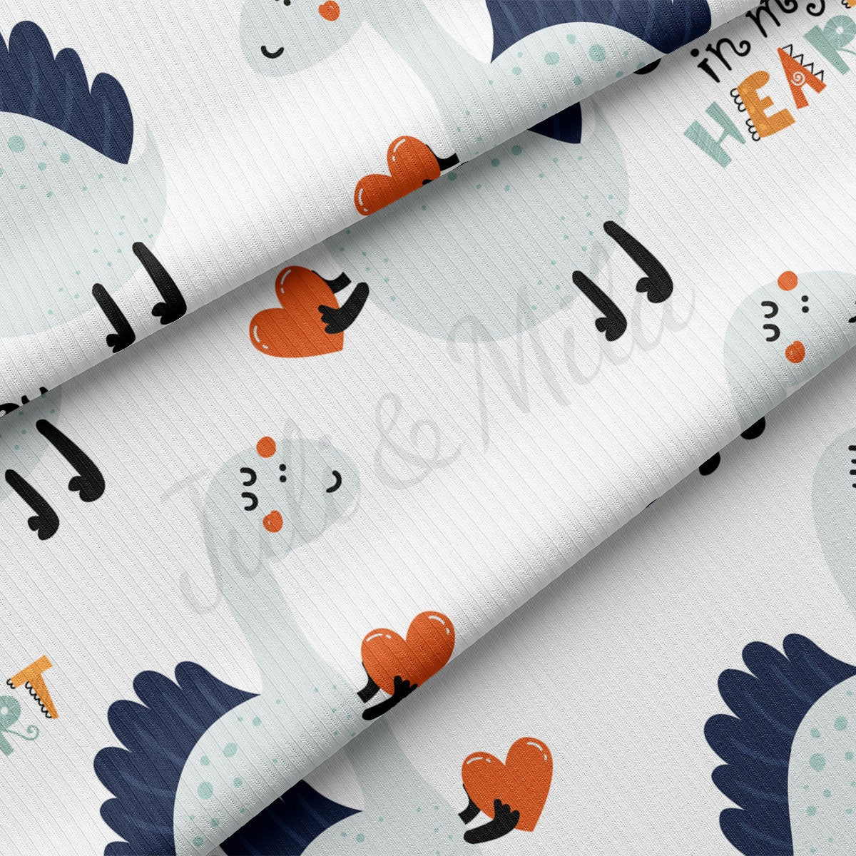 Rib Knit Fabric RBK2231 Valentine's Day