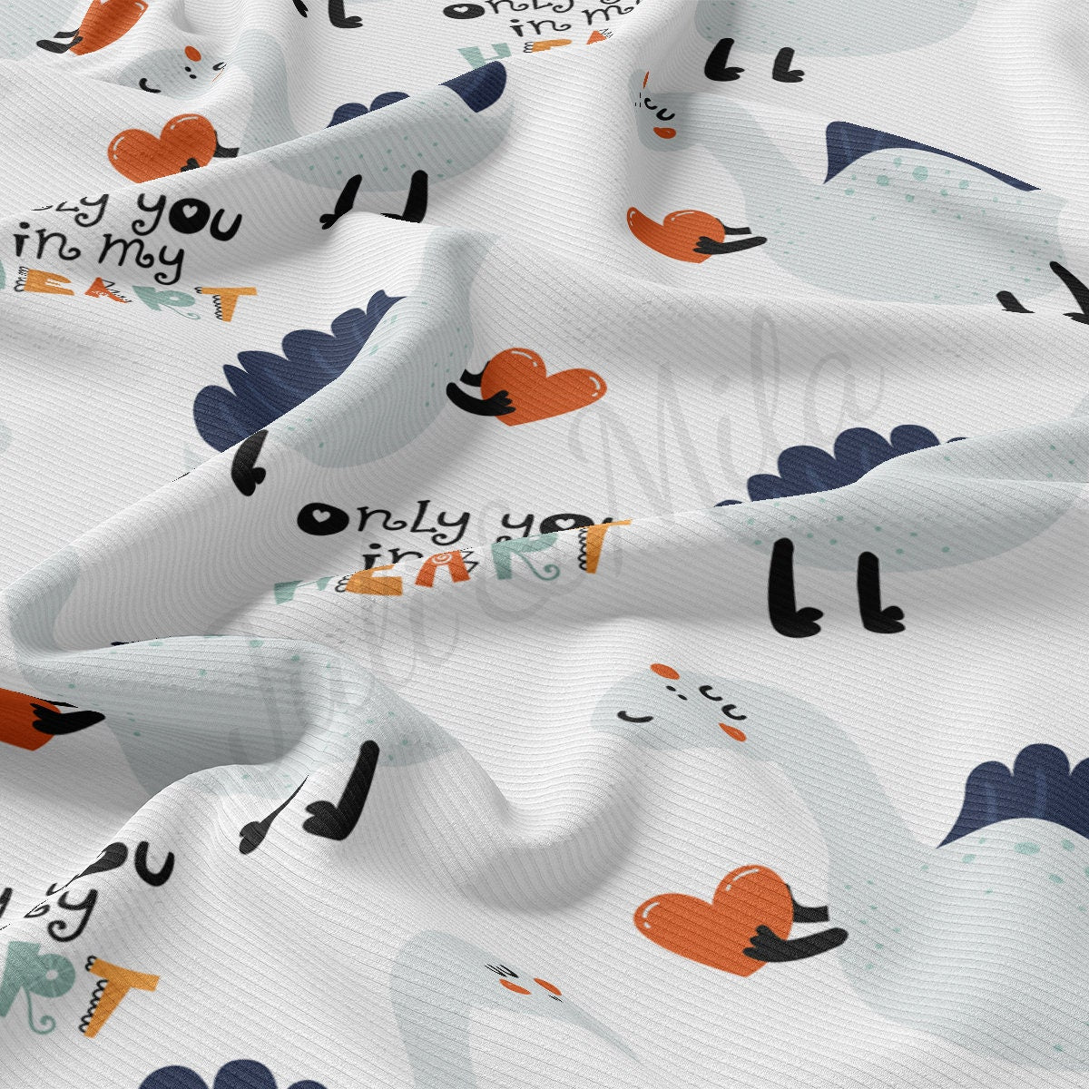 Rib Knit Fabric RBK2231 Valentine's Day