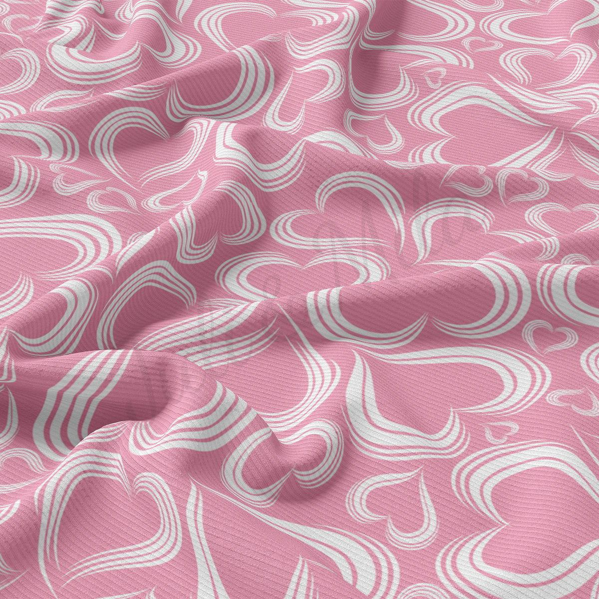 Rib Knit Fabric RBK2237 Valentine's Day