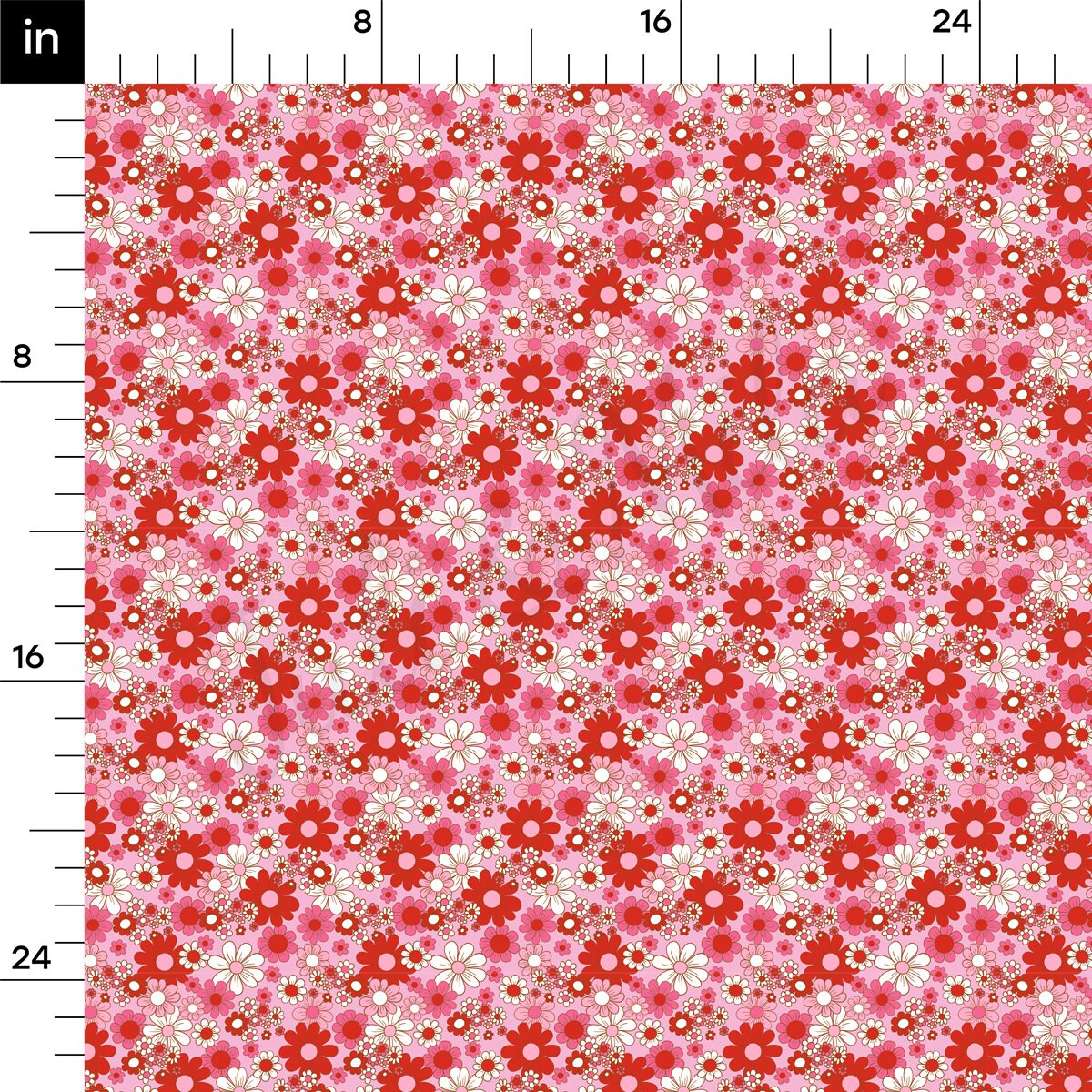 Rib Knit Fabric RBK2241 Valentine's Day
