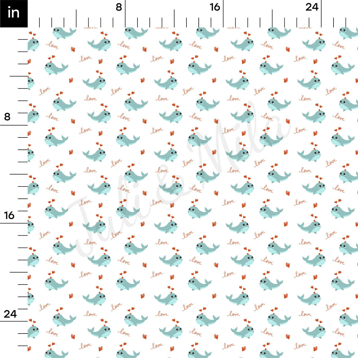 Rib Knit Fabric RBK2252 Valentine's Day
