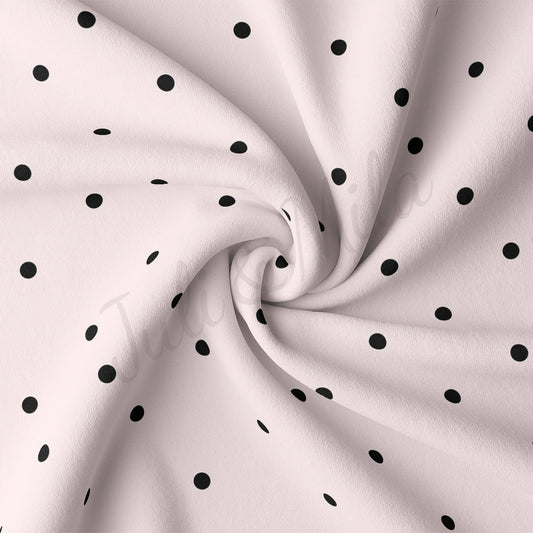 DBP Fabric Double Brushed Polyester DBP2291 Polka Dots