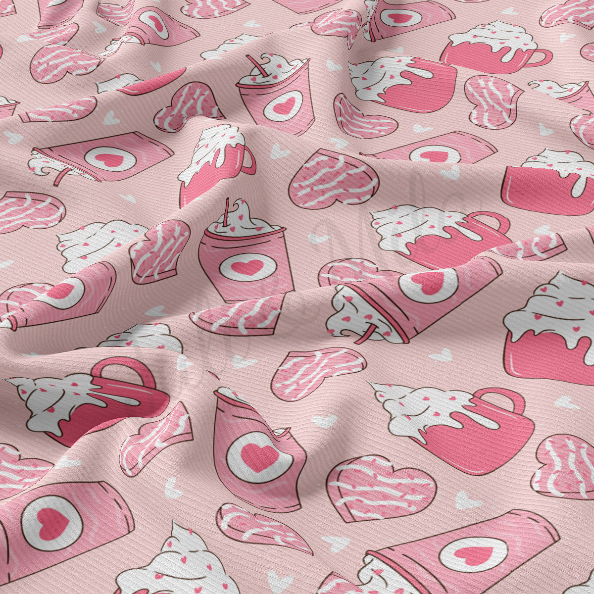 Rib Knit Fabric RBK2300 Valentine's Day