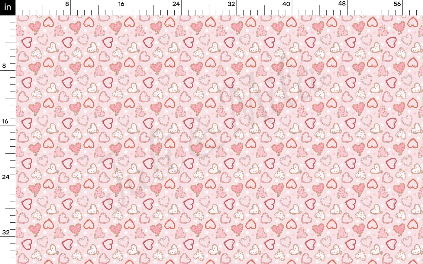 DBP Fabric Double Brushed Polyester DBP2304 Valentine's Day