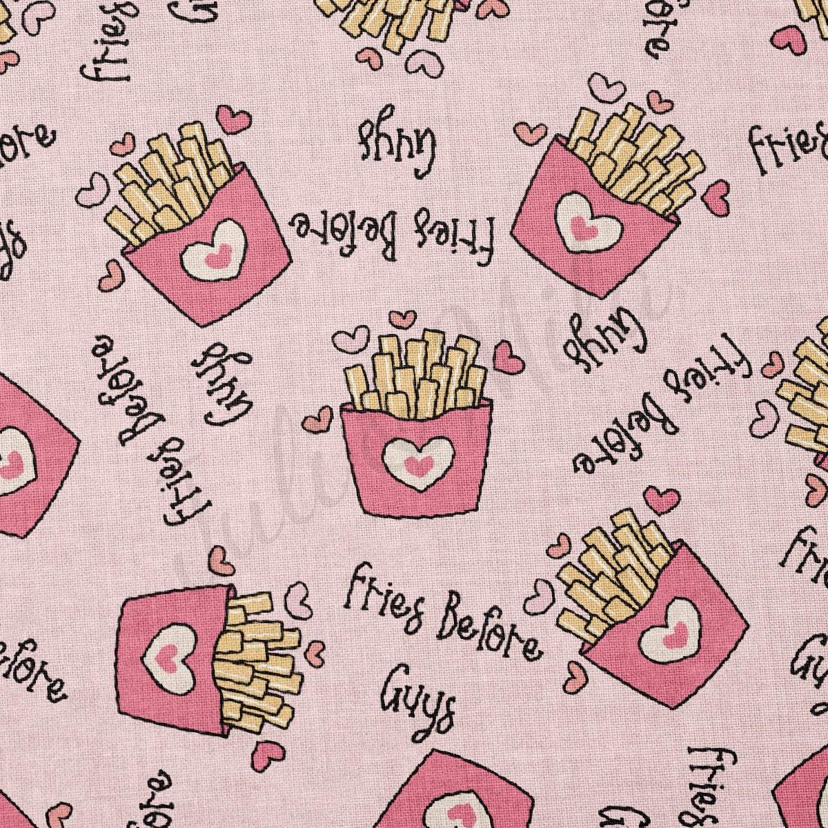 100% Cotton Fabric By the Yard Printed in USA Cotton Sateen - Cotton СTN1083 Valentine's Day