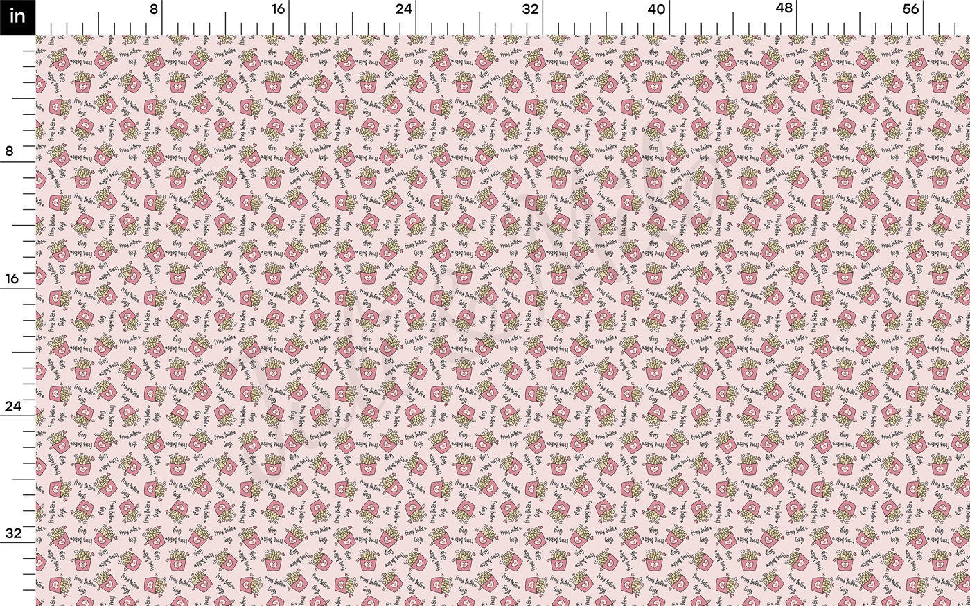 100% Cotton Fabric By the Yard Printed in USA Cotton Sateen - Cotton СTN1083 Valentine's Day
