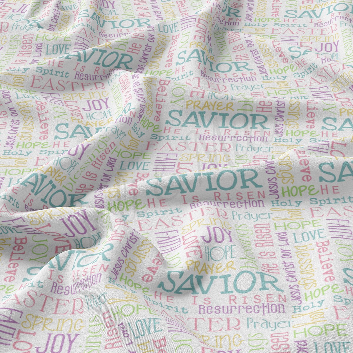 DBP Fabric Double Brushed Polyester DBP2339 Easter