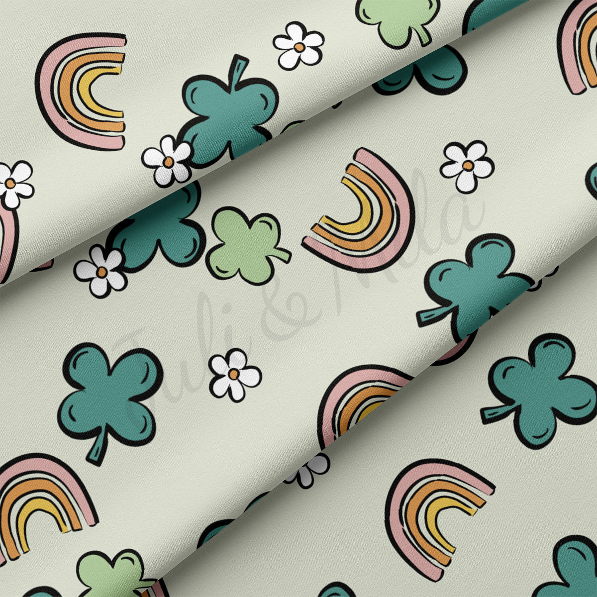 DBP Fabric Double Brushed Polyester DBP2287 St. Patrick's Day