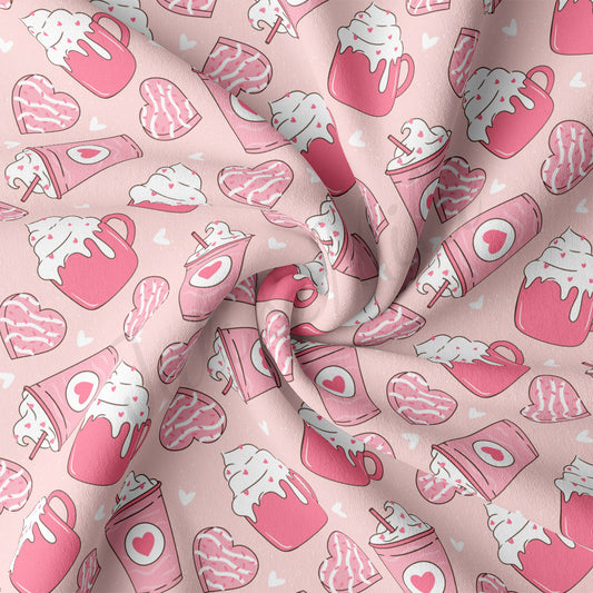 DBP Fabric Double Brushed Polyester DBP2300 Valentine's Day