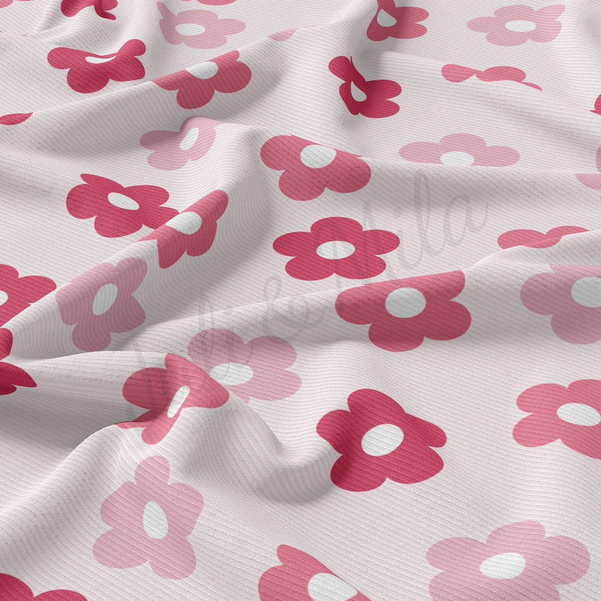Rib Knit Fabric RBK2299 Valentine's Day
