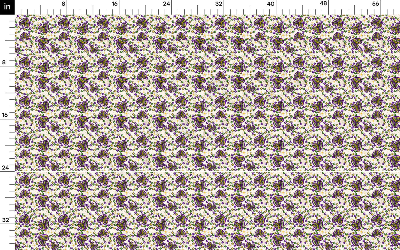 100% Cotton Fabric CTN2397 Mardi Gras