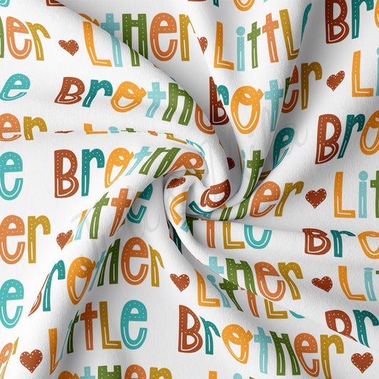 DBP Fabric Double Brushed Polyester Fabric DBP2395 Little Brother