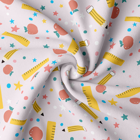 DBP Fabric Double Brushed Polyester DBP2365 Back to School